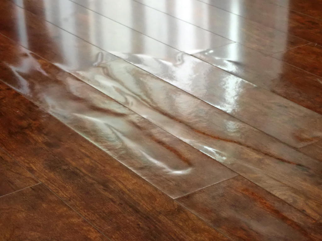 Water Damaged Wood Flooring Solutions with a professional floor inspector