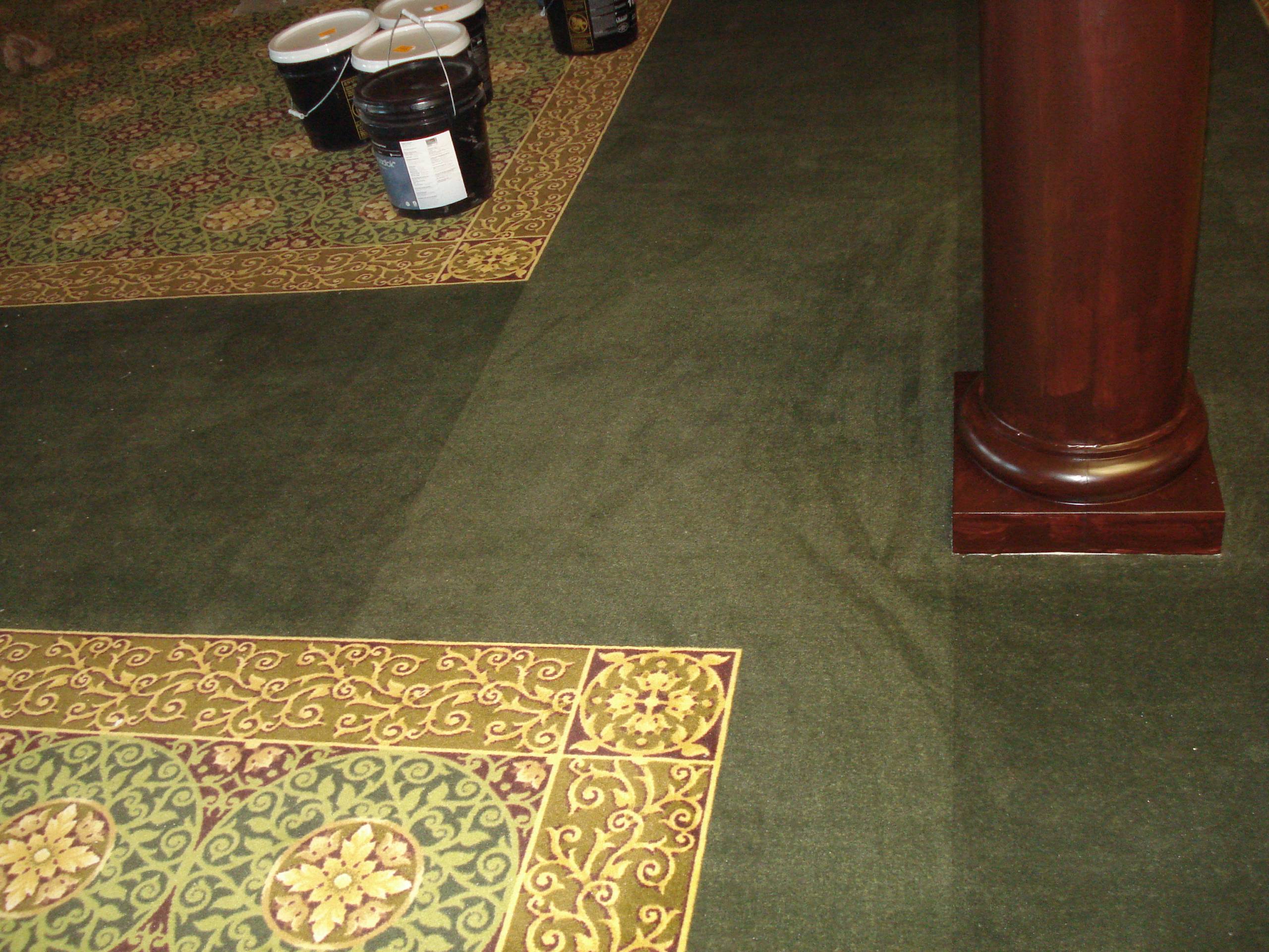 use the pencil/paper test to determine the pile direction. Check the carpet backing