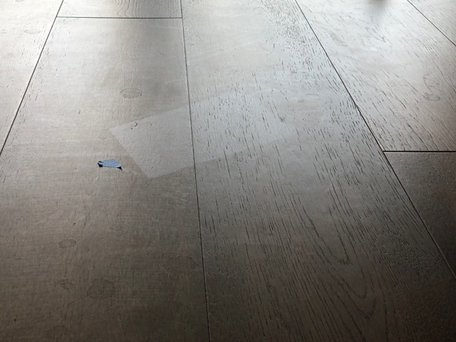 Residue - cleaning test 435