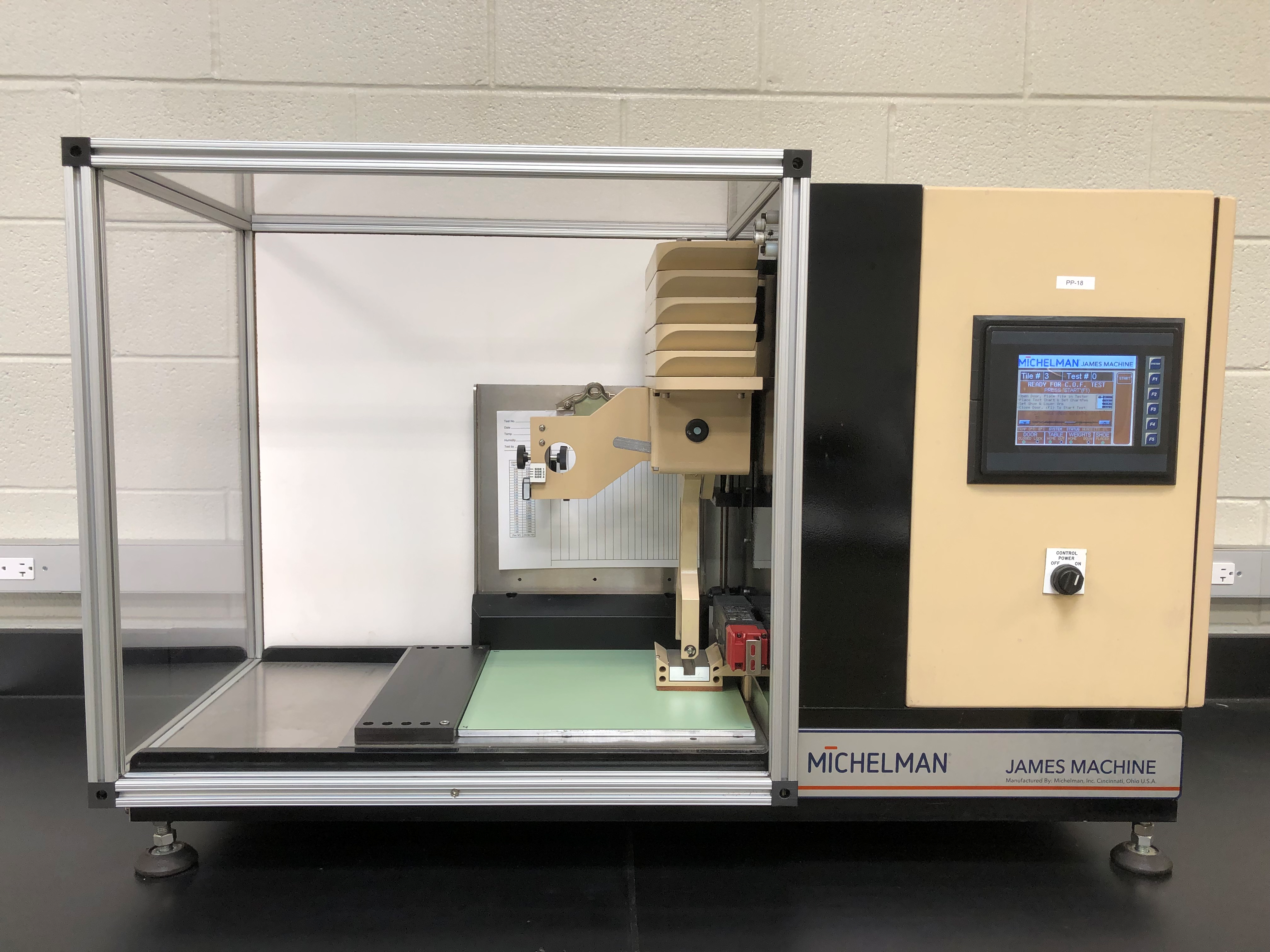 ASTM D2047 Static Coefficient of Friction Test