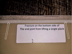 Uni-Push - Bottom side fracture 1