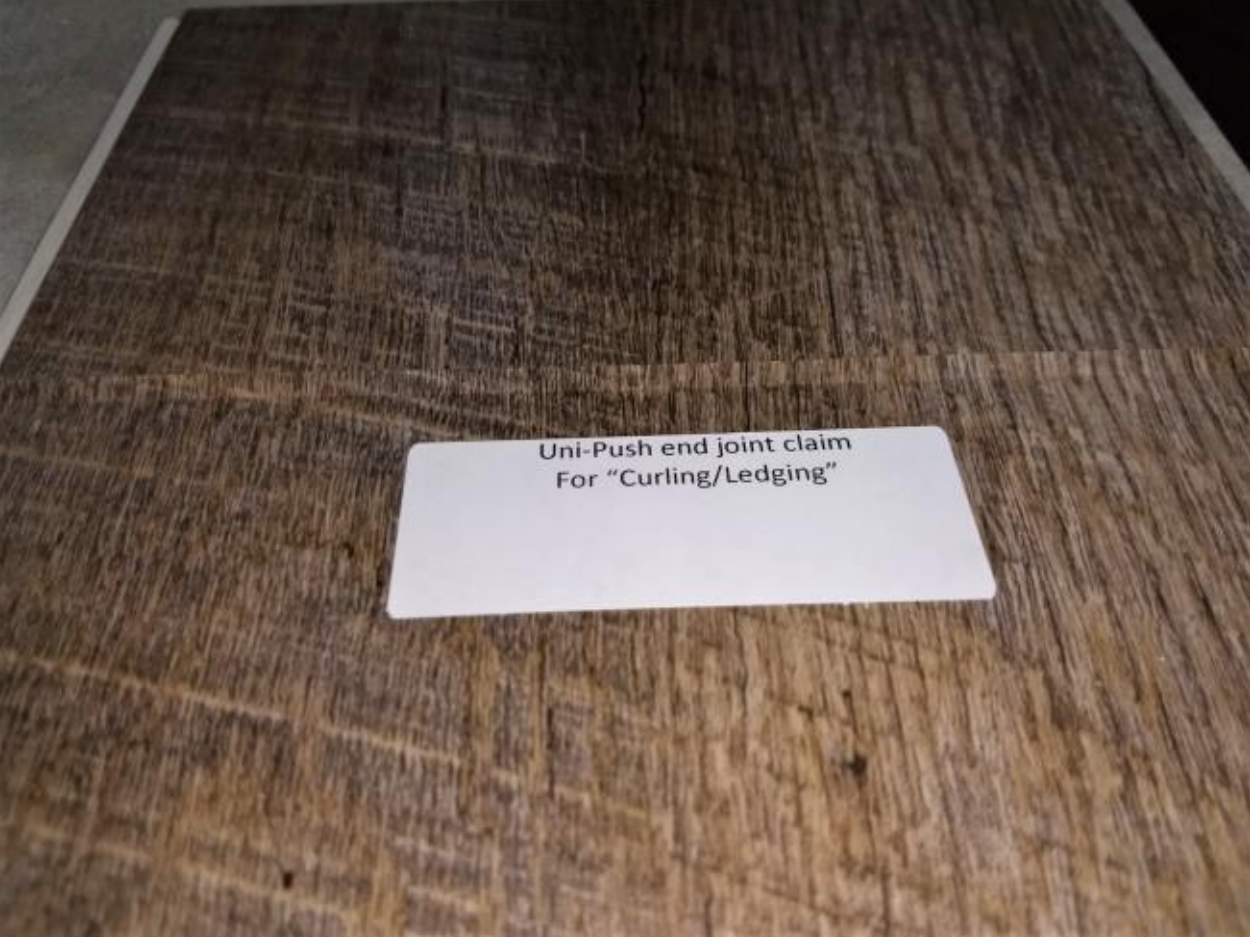 Claim for curling-ledging